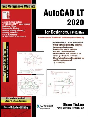cover image of AutoCAD LT 2020 for Designers